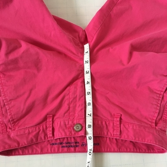 Gap Girlfriend Khakis Pink Relax Fit Straight Pant - Picture 4 of 12